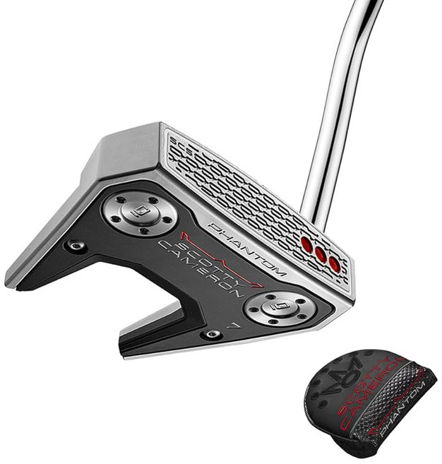 스코티 카메론 Scotty Cameron 남성용 팬텀 Phantom 7 퍼터 로프트 3.5도 오리지널 샤프트 292458, 34.0