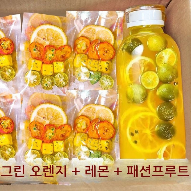 금귤 레몬 패션후르츠 과일티 티백 꽃차 허브차 건조과일차 동결건조 티 블렌드, 과일차 메이슨병 30팩