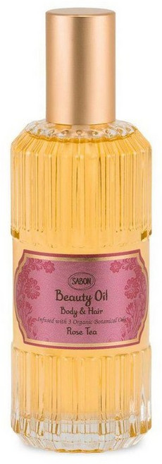 SABON 사봉 로즈티 뷰티 바디 헤어 오일, 1개, 100ml