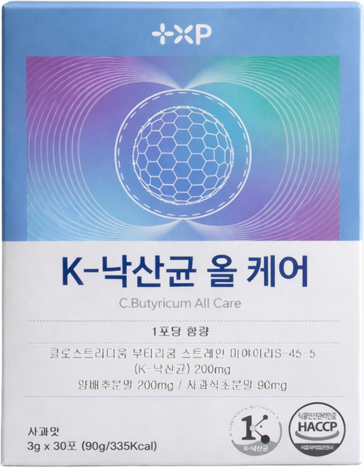 K 낙산균 위 부터 대장 까지 올-케어 단쇄지방산 생성 생존력 강한 혐기성 균주 와 사과초모식초 분말 양배추 배합 유산균, 1세트, 30회분