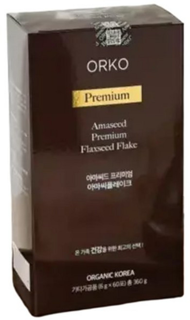 ORKO 아마씨 플레이크 (6g x 60ea) 360g, 6g, 60개