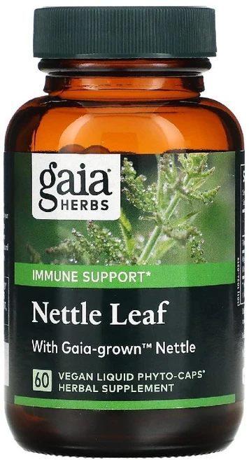 가이아허브 쐐기풀잎 Nettle Leaf 225mg 비건액상 PhytoCaps 60정, 1개 - 쿠팡