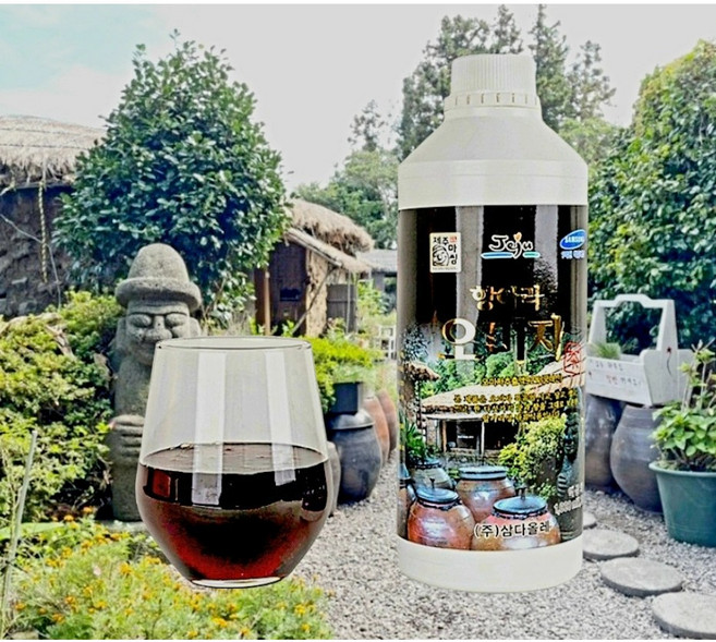 [제주도 특산품] 항아리 오미자 1000ml, 1개, 1L