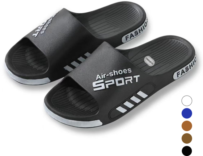 슬리팡 남녀공용 푹신한 슬리퍼 스포츠 샌들