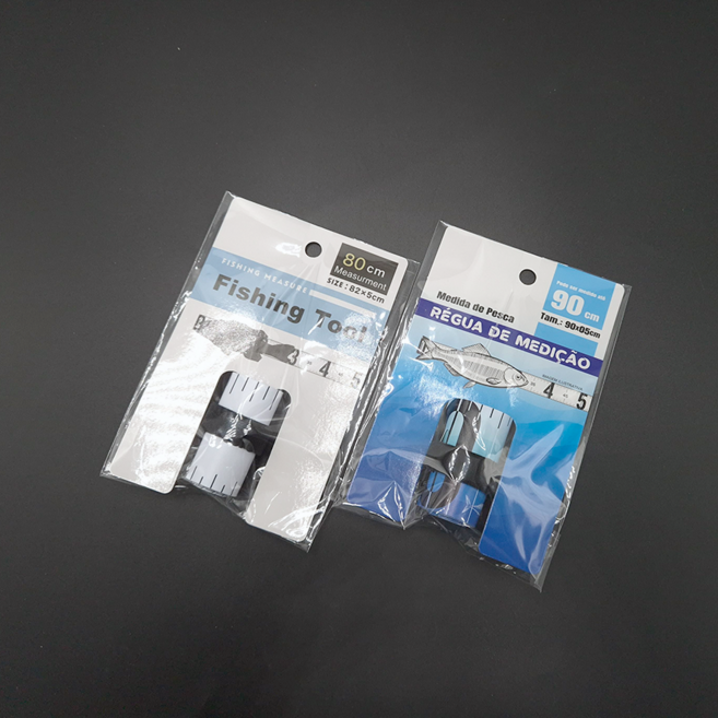 휴대용 벨크로 밴드 줄자 낚시 물고기 계측자, 블루 90cm