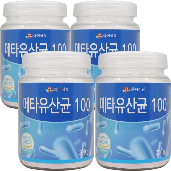 메타 유산균 100 HACCP 인증 200g, 4개
