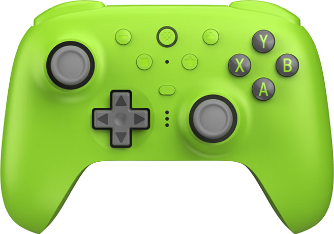 8BitDo 얼티메이트2 NS버전/블루투스 버전 무선 컨트롤러 게임스틱 게임패드 충전받침대포함, 1개, 003 그린 PC버전