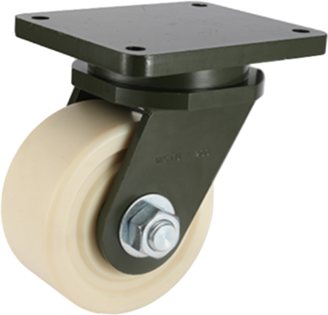 초고하중 캐스터 20cm(8인치) 개당7000kg 7톤 MC나일론 바퀴 회전형 운반차 장비, 선택4_초고하중 25cm 고정 8000KG