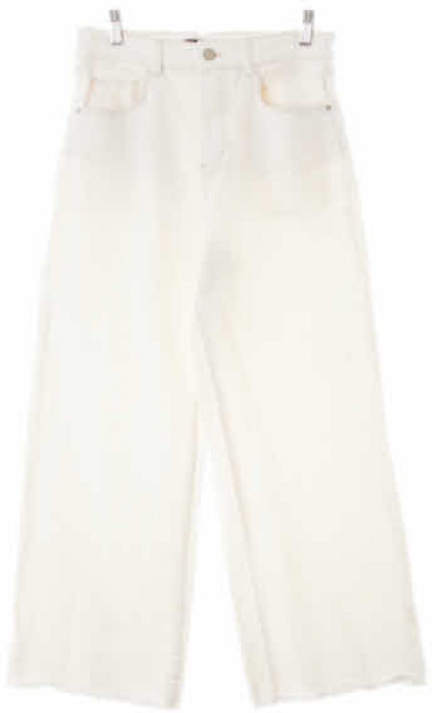 9856 마시모두띠 화이트 데님 와이드컷팅진 [28]