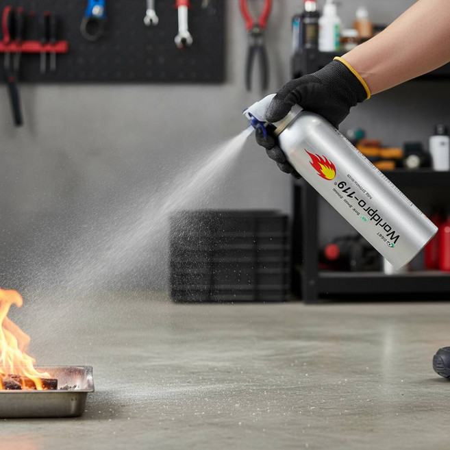 (초기진압) 국산 미니 소화기 가정용 간이소화용구 스프레이, 1개