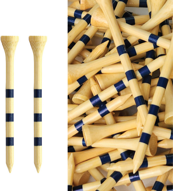 골프 나무 티 꽃이 드라이버 공 컨트롤 잘 부러지지않는 대나무 높이 고정 조절 티꽂이 롱 비거리증가 50개입, 1개