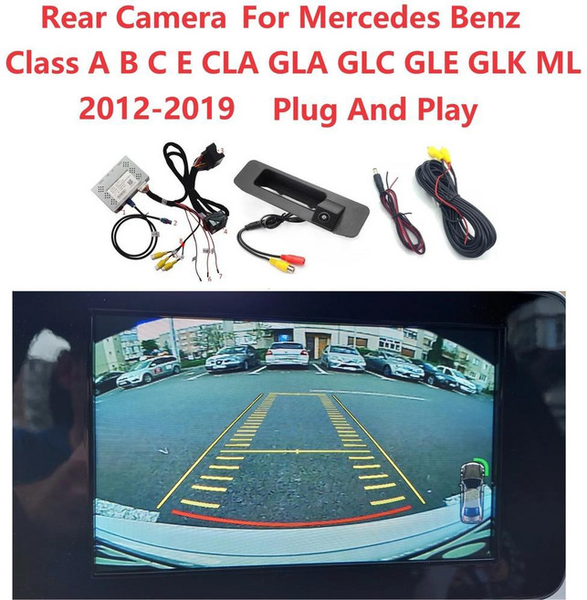 메르세데스 벤츠 클래스 A B C E CLA GLA GLC GLE GLK ML W166 W176 W205 W204 W246 W253 X156 X204 W212 용 역방향 카메라, C class W205 S205, 4.5 Only interface
