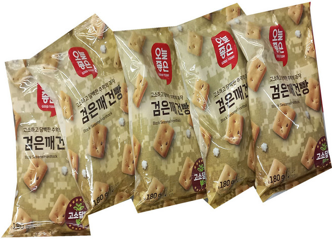 오늘좋은 검은깨건빵, 5개, 180g