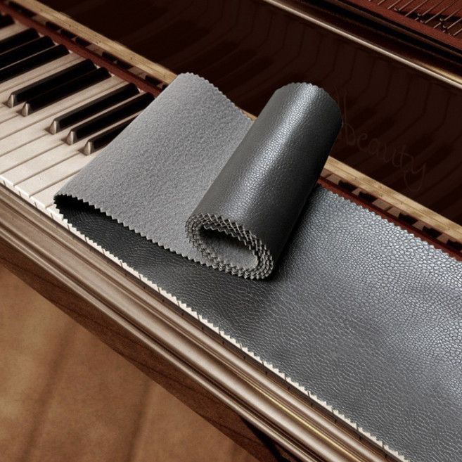 피아노 건반 덮개 디지털 전자 키보드 피아노 커버 먼지 쌓임 방지, 블랙