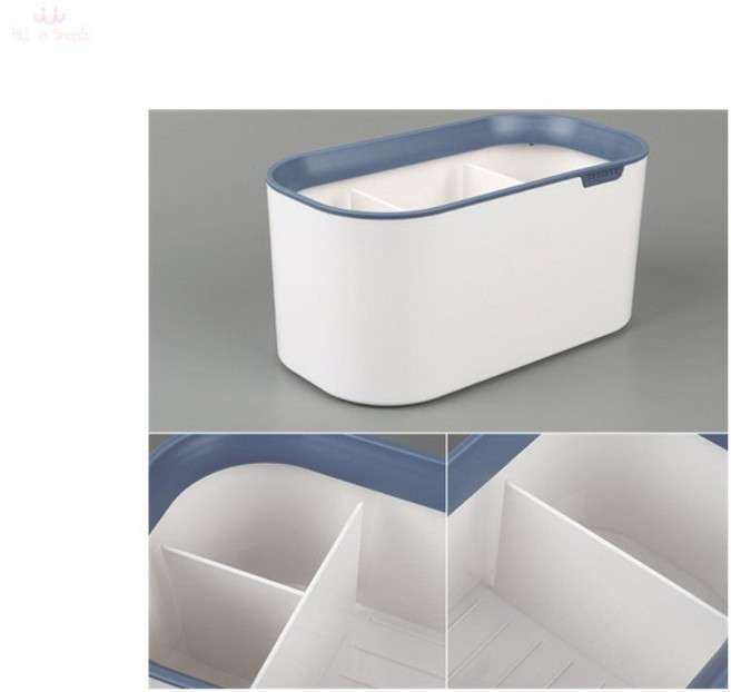 타원형 펜슬 케이스 ABS PS 4칸 분리 수납 새학기선물, 프러시안블루, 프러시안블루, 1개