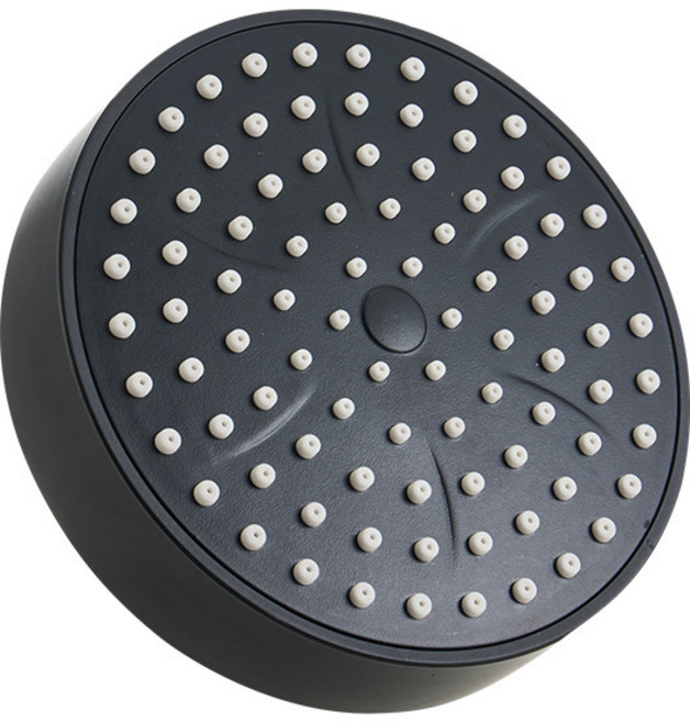 미니 실버 블랙 샤워헤드 고압 탑 분무기 강우 조절 가능한 벽걸이 레인 수도꼭지 액세서리, 1개