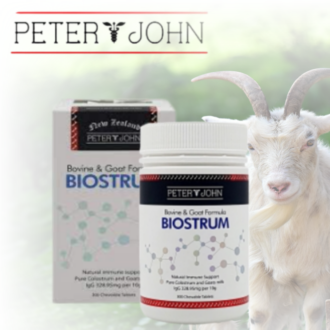 피터앤존 정품 산양유 초유 바이오스트럼 300 츄어블정 뉴질랜드 직구 해외 +사은, 1개