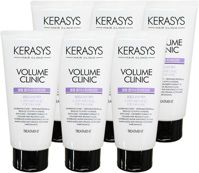 애경 케라시스 트리트먼트 볼륨 클리닉 300ml 6개 헤어