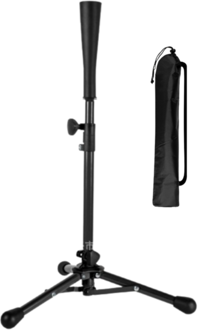 리틀슬러거 길이조절 간편설치 야구티볼대, 1개, 블랙