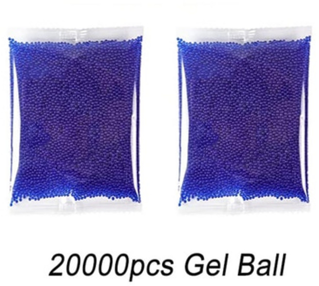 에어소프트건 전기 스플래터 워터 젤 블래스터 건 야외 활동용 피스톨 슈팅 팀 게임 선물 공지사항, Gatling blue14., 1.20000 balls No Gun