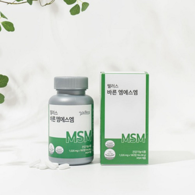 웰러스 바른 엠에스엠, 180정, 3개