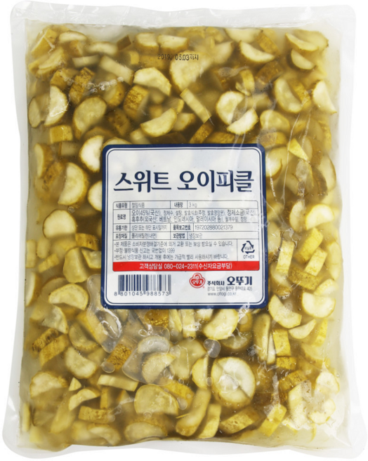 오뚜기 스위트 오이피클 3kg, 1개