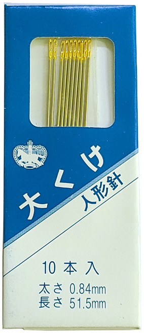 일제 이불바늘 손바늘 기본바늘 대바늘 10개입, 1세트