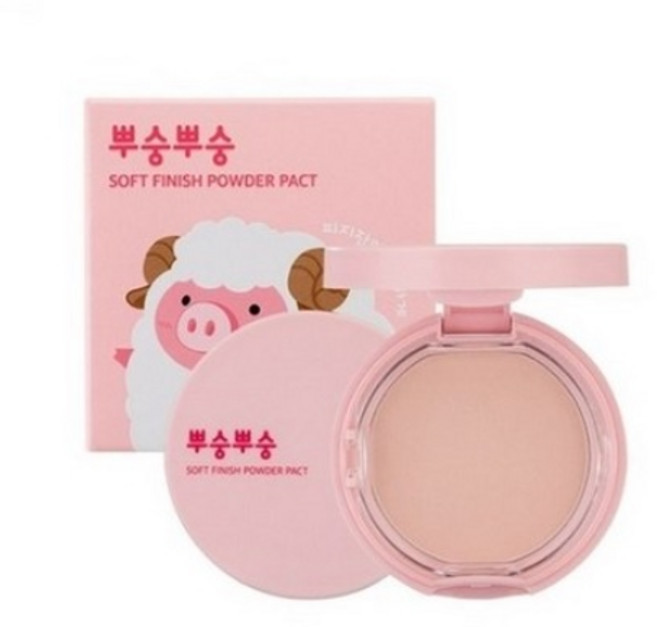 미팩토리 뿌숭뿌숭 파우더팩트 9g, 01. 핑크, 1개