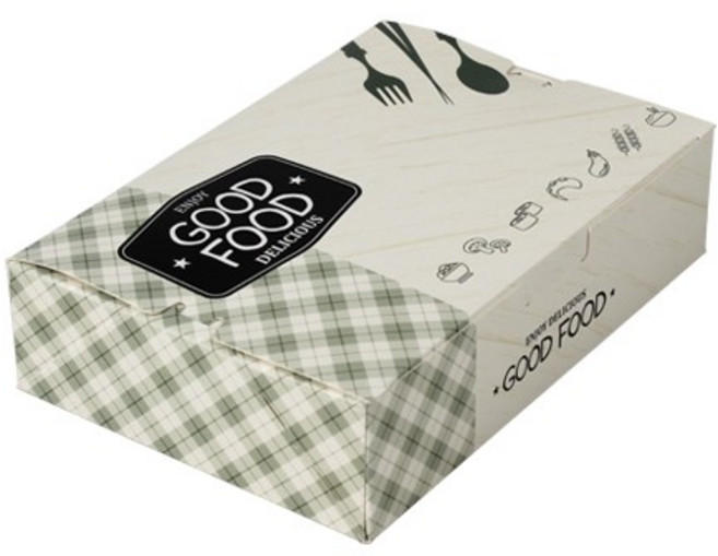 나우스팩 인쇄 기성 도시락 김밥 (500개) -2가지 사이즈, 인쇄 기성 도시락 김밥 1호 (500개), 1개