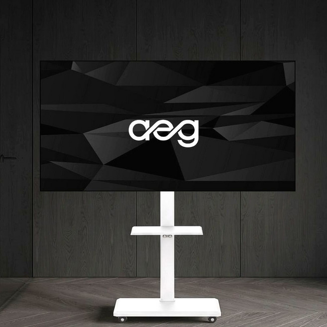 에이그 43-75인치 이동식TV거치대 티비거치대 티비스탠드, 1개, 75W