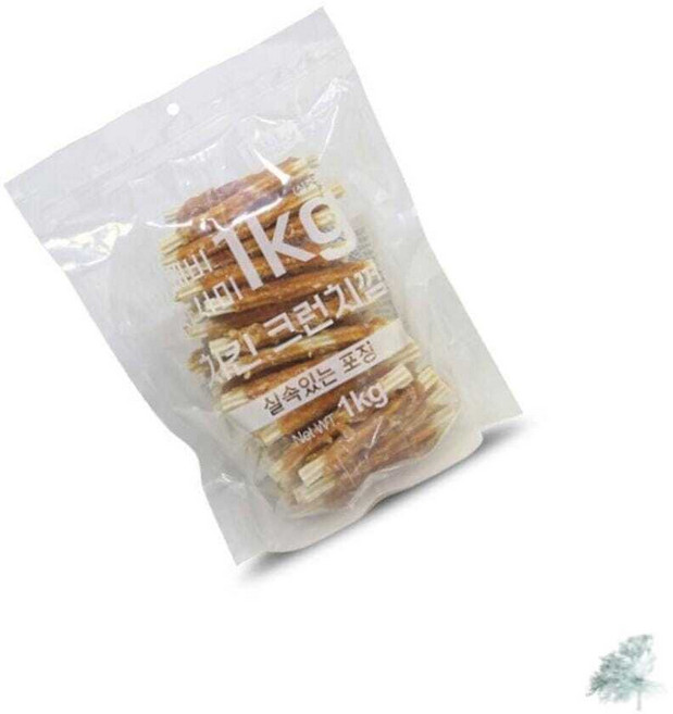 세모하나 테비 사사미 치킨 크런치껌 1kg 반려견육포