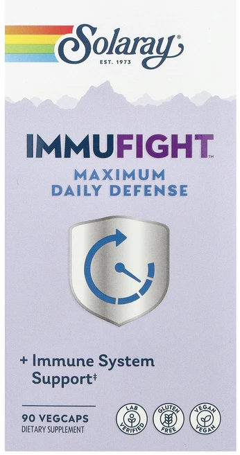 쏠라레이 ImmuFight 맥시멈 데일리 디펜스 베지캡슐 90정, 2개 - 쿠팡