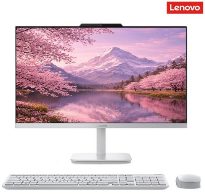 (레노버) 올인원 일체형 PC A100 F0JN000SKR (N100/DDR5 8GB/256GB/FD) (기본제품), Free DOS, 256GB, 8GB, 클라우드 그레이