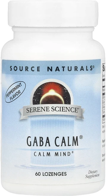 새해 첫좋은선물 Source Naturals Serene Science® GABA Calm® 페퍼민트 사탕 정제 60정 제대로 할인합니다, SourceNaturalsSereneScienceGAB, 1개 - 쿠팡