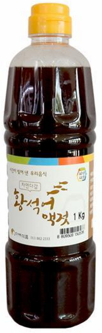 토굴숙성발효 참조기 국내산 자연다감 황석어액젓, 1개, 1kg