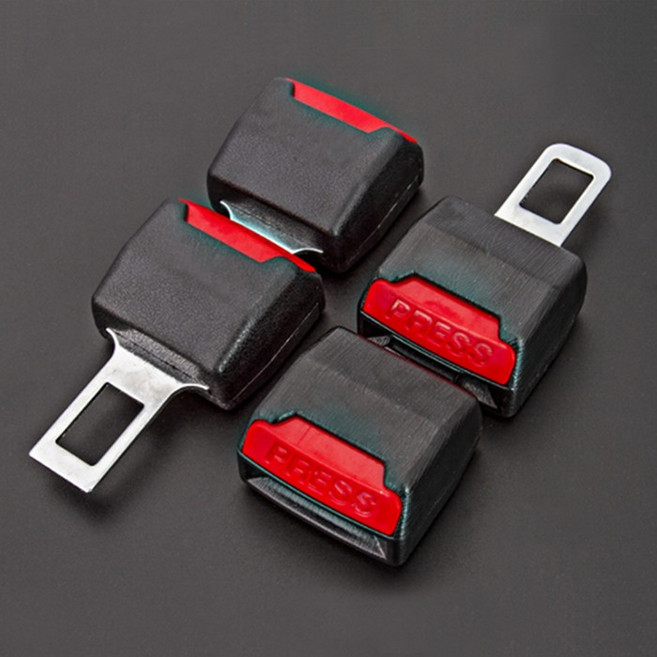 안전벨트 연장 클립 길이 확장 카시트설치시 유용, 1차량연장클립-블랙, 1개