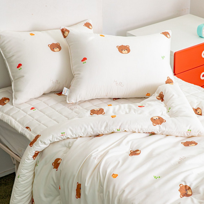 알러지케어 먼지없는 어린이 이불 세트 키즈 차렵 캐릭터 이불+패드+베개커버 침구 풀세트