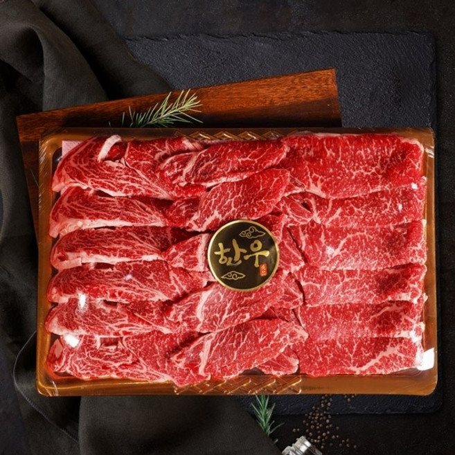 감동 [장흥명품한우할인직판장] 구이1호 1.3kg (등심600g+채끝500g+안심200g), 1세트