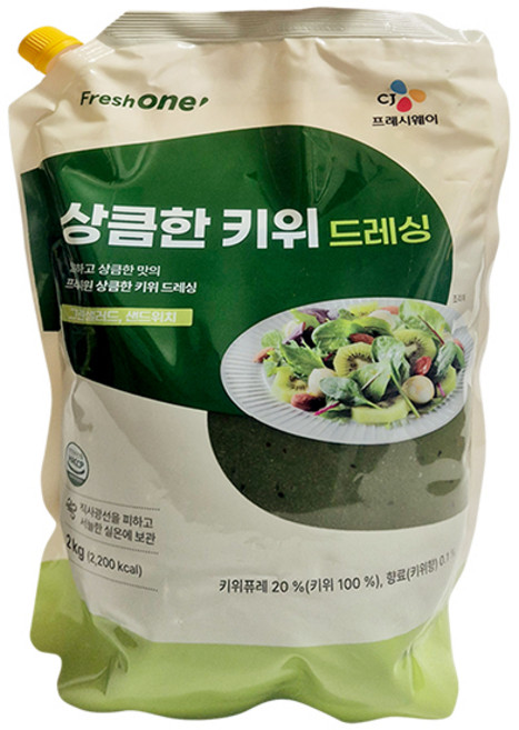 CJ 프레시웨이 프레시원 키위 드레싱 소스 (상온), 1개, 2kg