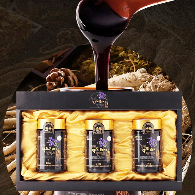 미소담은 약 도라지 진액 고 도라지 농축액, 3개, 240g