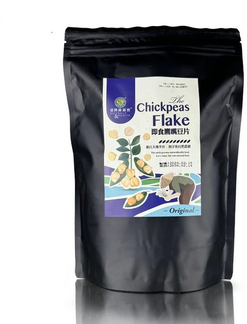 綠源寶 鷹嘴豆片 免浸泡即食 高纖健康零食, 400g, 1個