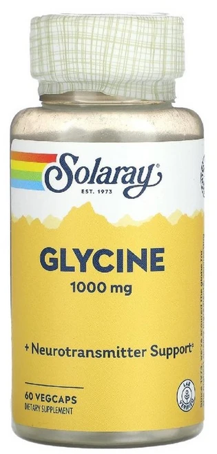 솔라레이 글리신 글라이신 1000mg 60 배지캡슐 Solaray Glycine, 1개, 60정 - 쿠팡