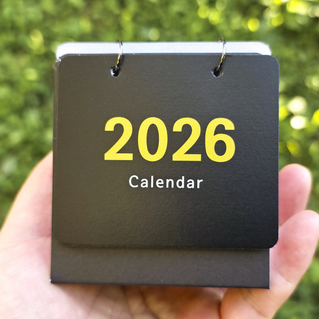 Dgood 2026 초미니 달력 (내지기준 7x6cm), 06_초미니 블랙