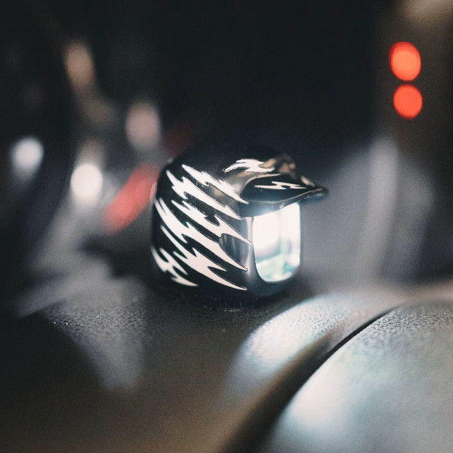 나비 다사이모찌 3세대 2세대 대시보드 피규어 반려로봇 헬멧 교체용, 도장 4, 1개