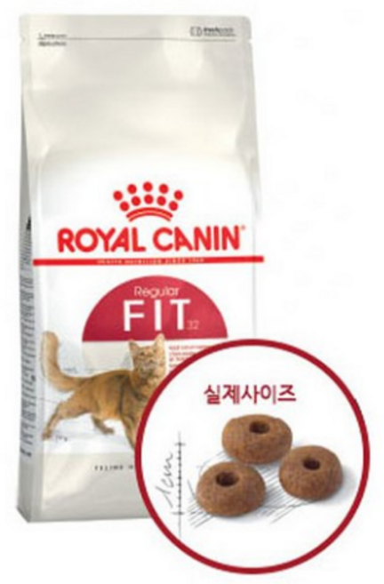 로얄캐닌 어덜트 반려묘 휘트 사료, 곡물, 2kg, 1개