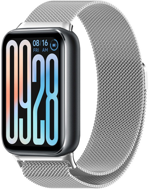 더조은셀러 샤오미 레드미 호환 밀레니즈 루프 스트랩, 실버, 1개