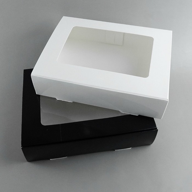 캔들나라 투명창 원터치 종이 포장박스, 50개, 화이트