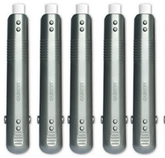 문교 멀티초크홀더, 5본(실버), 1개