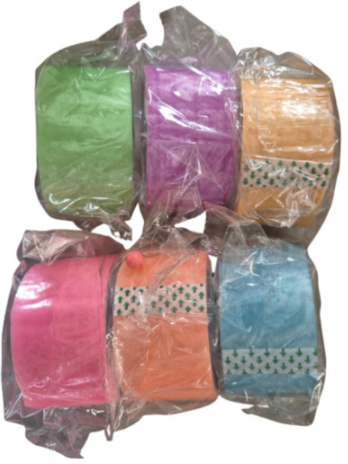 테이프공 만들기 테이프볼 야광 6색 세트 찐득볼 4.8cmX10m, 1개