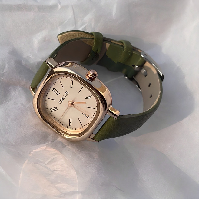 CDILLIS 라운드 스퀘어 손목시계